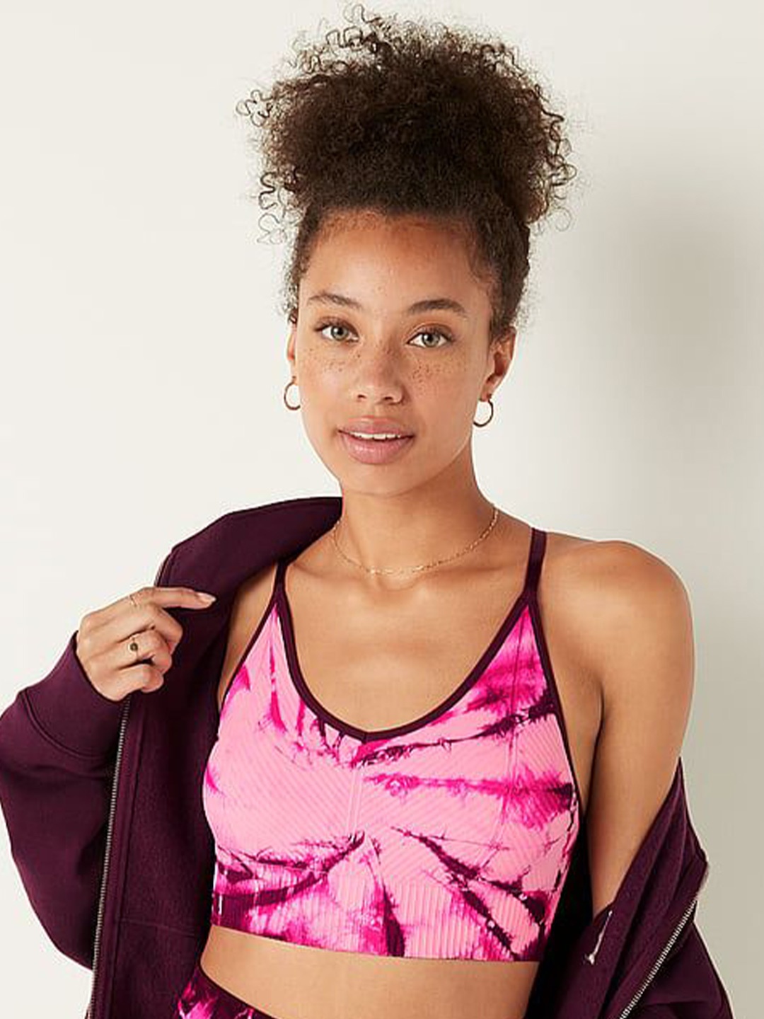 

Victoria's Secret Abstract Bra Full Coverage Lightly Padded, Pink