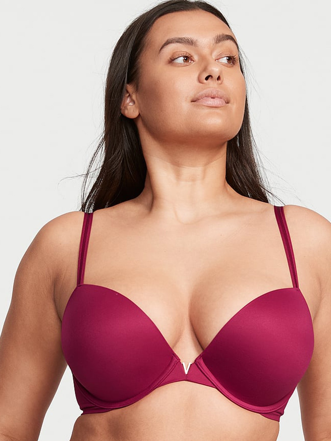 

Victoria's Secret Bra Medium Coverage Underwired Heavily Padded, Purple