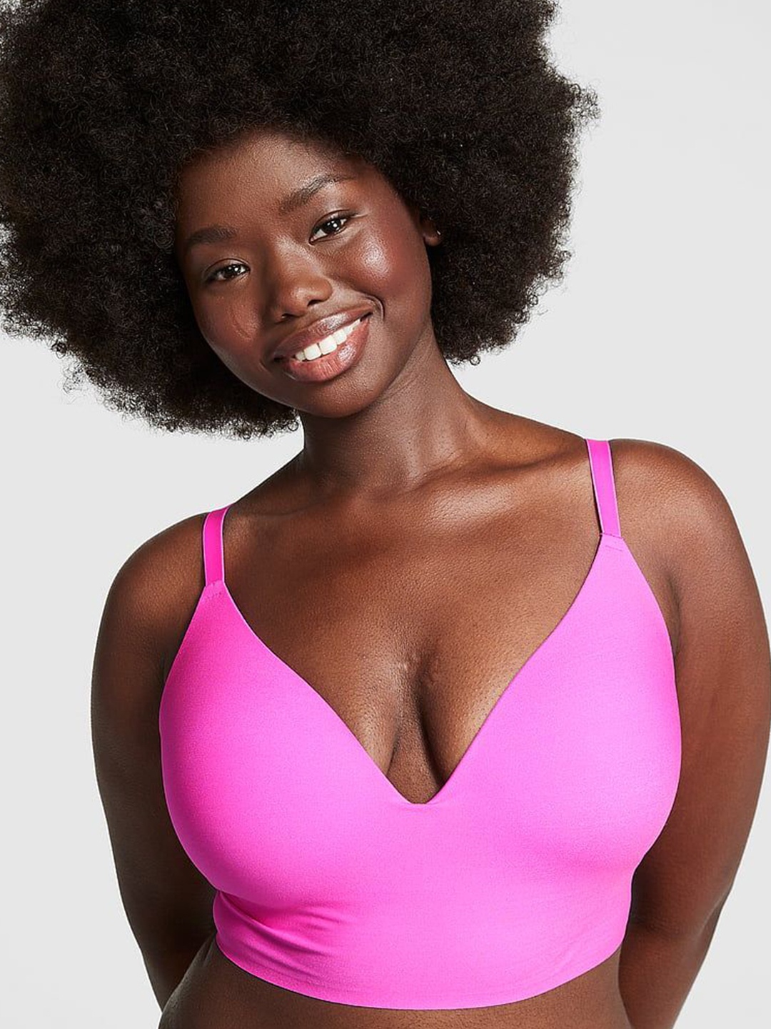 

Victoria's Secret Bra Medium Coverage Heavily Padded, Pink