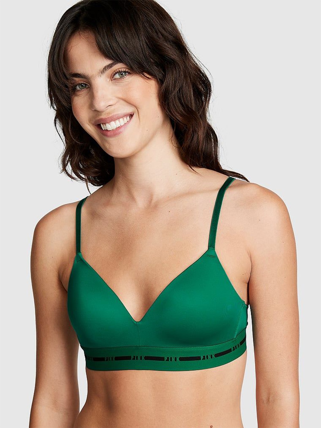 

Victoria's Secret Bra Half Coverage Lightly Padded, Green