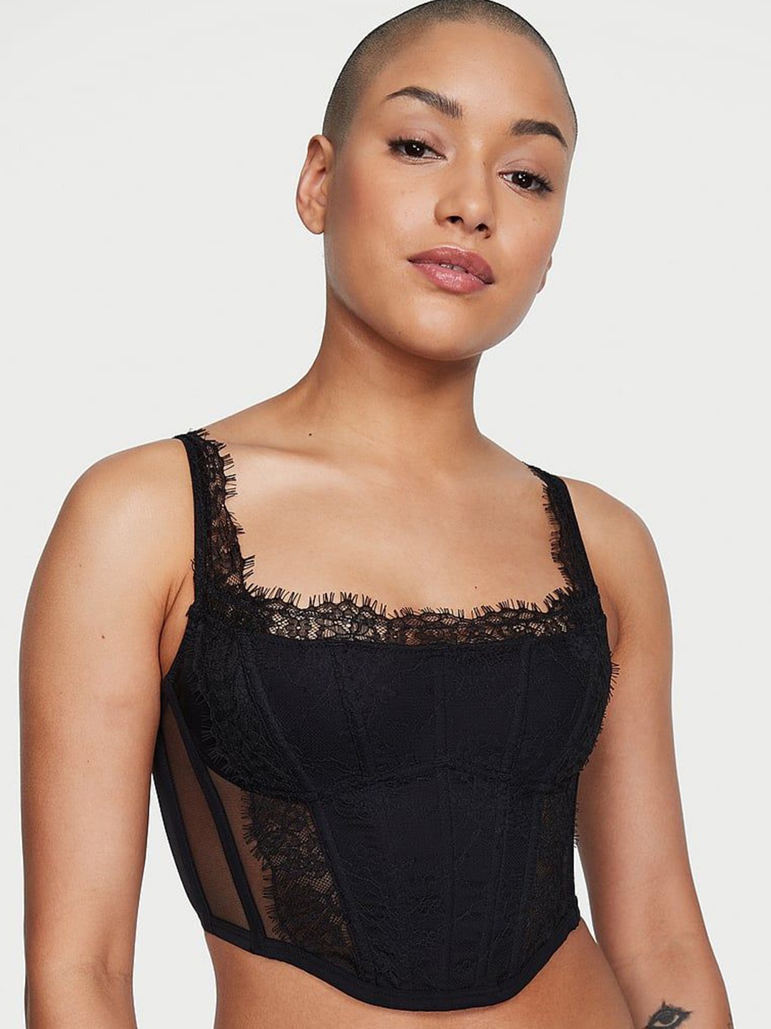 

Victoria's Secret Bralette Bra Medium Coverage, Black