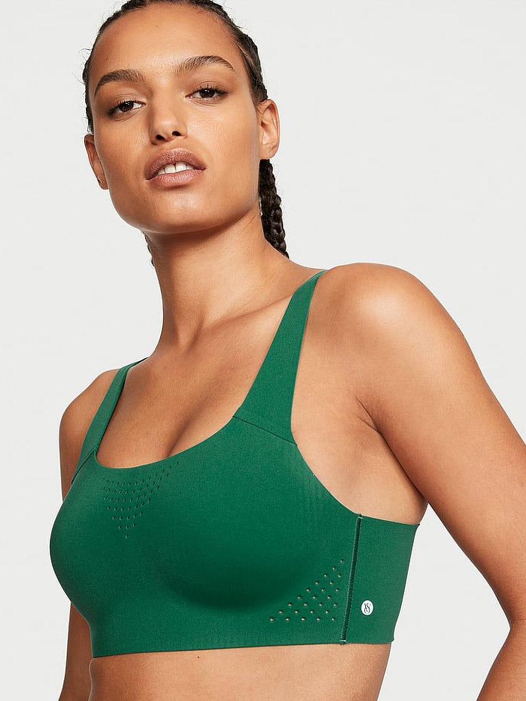 

Victoria's Secret Featherweight Full Coverage Max Sports Workout Bra With Moisture Wicking, Green