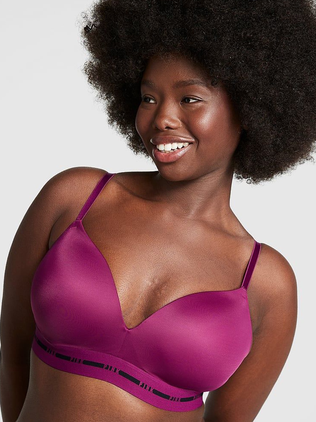 

Victoria's Secret Bra Half Coverage Heavily Padded, Pink