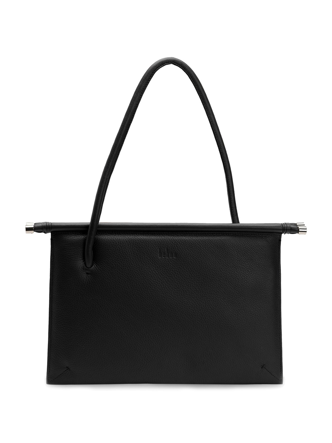 

behno New York Frida Flat Tote Milled Handbag, Black