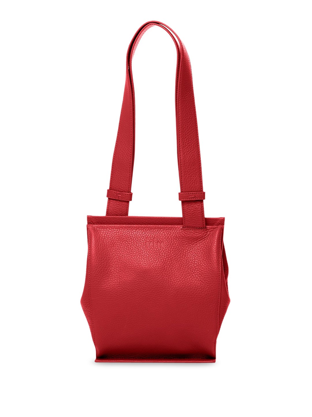 

behno New York Leather Swagger Sling Bag with Tasselled, Red