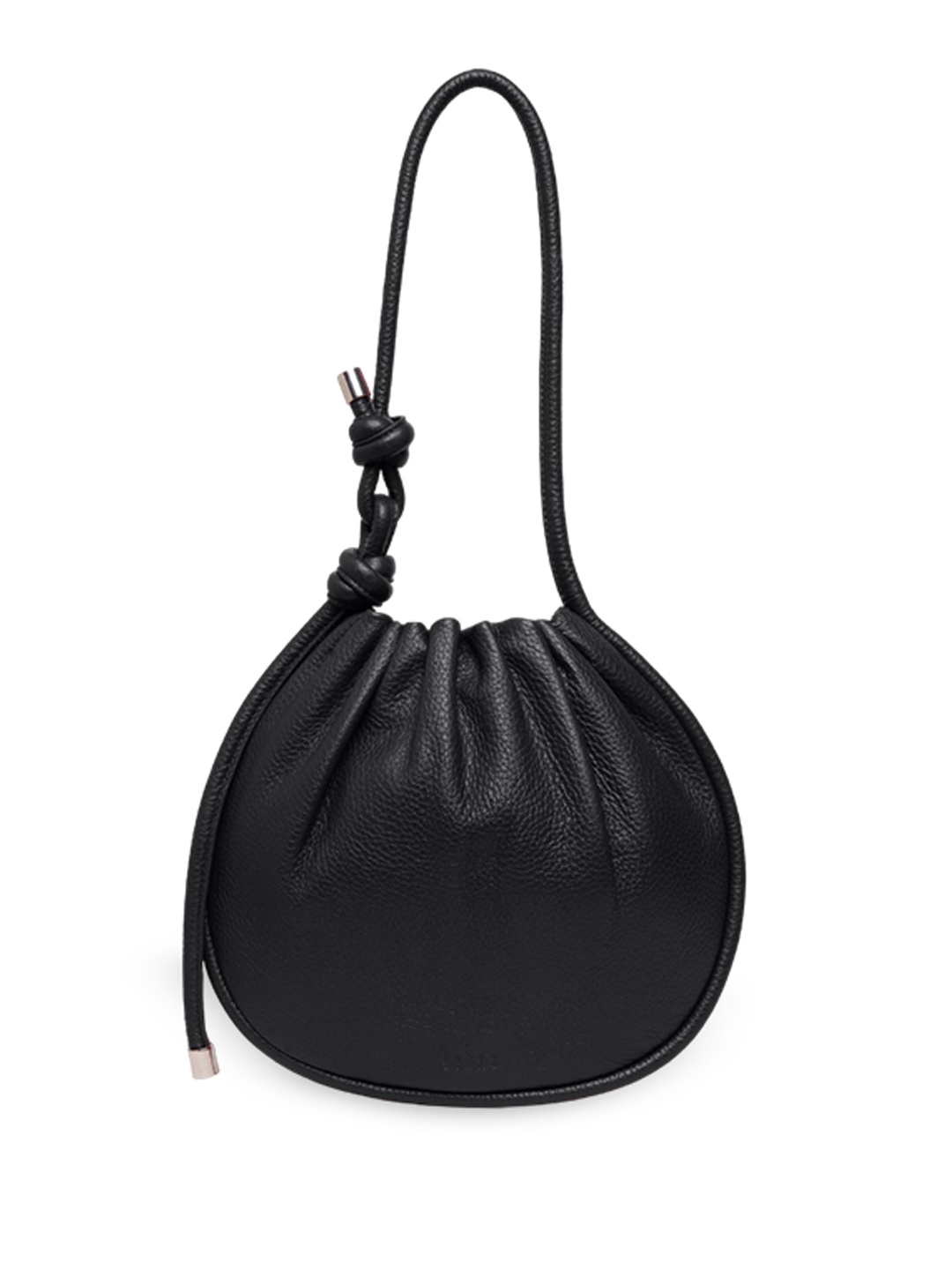 

behno New York Leather Half Moon Sling Bag, Black