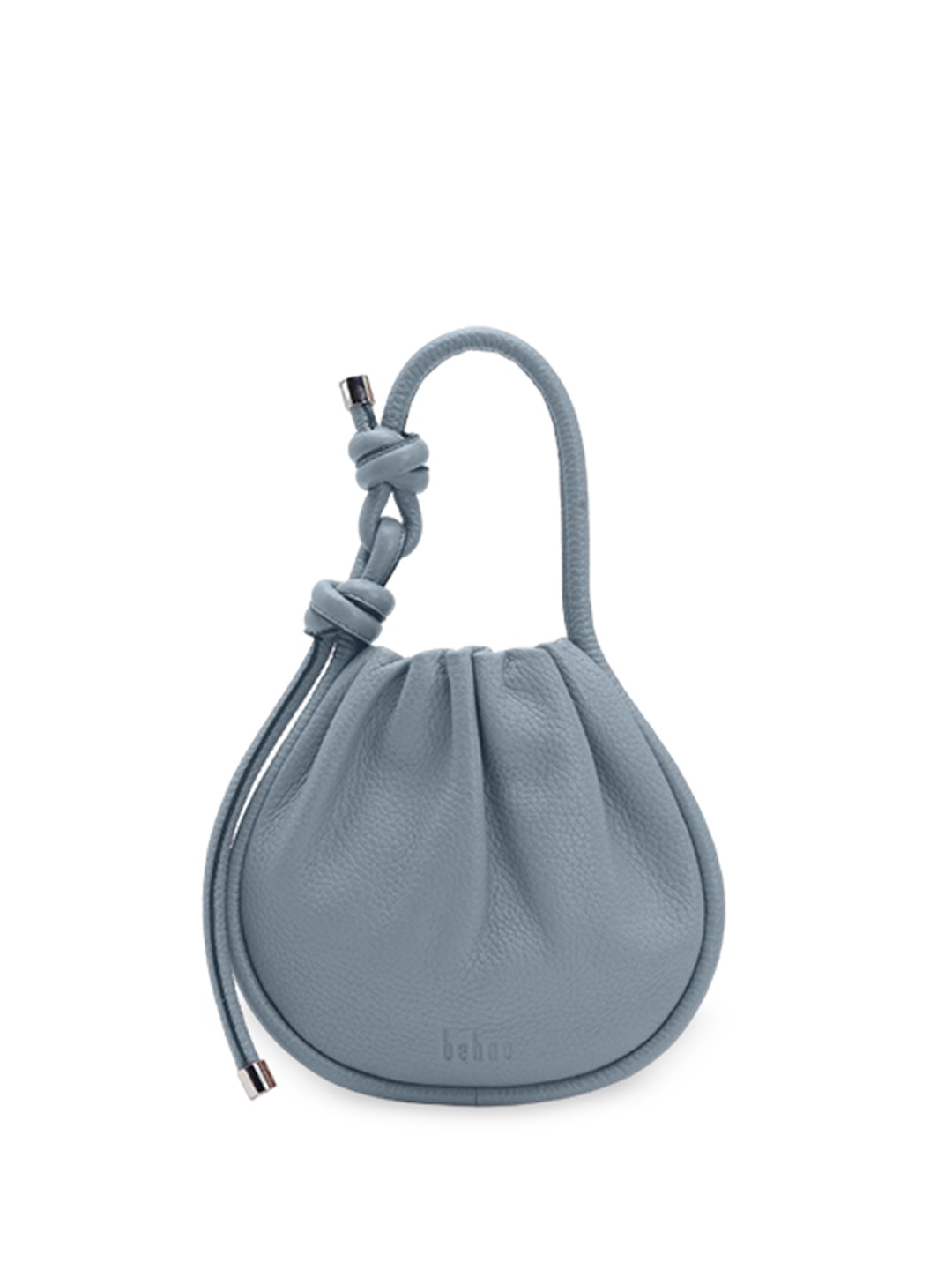 

behno New York Leather Swagger Sling Bag with Tasselled, Blue