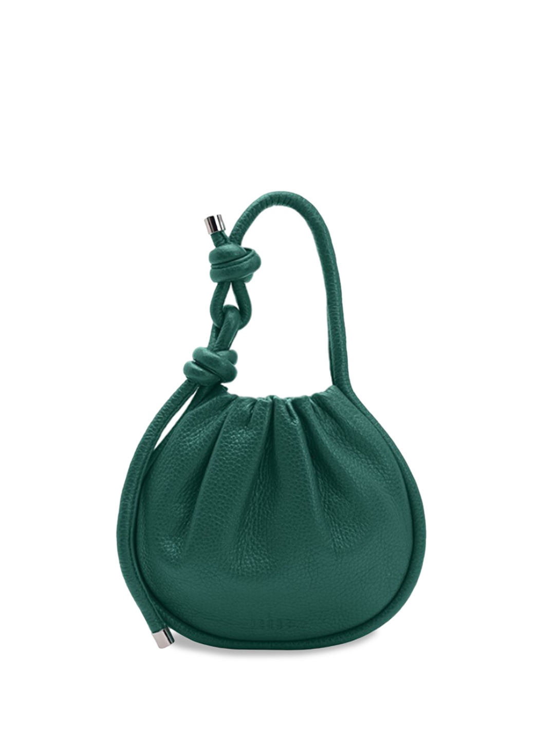 

behno New York Women Leather Solid Structured Sling Bag, Green