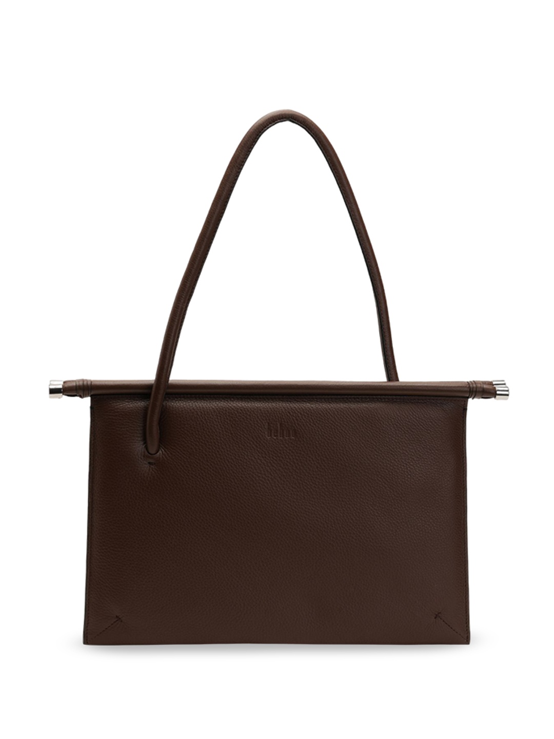 

behno New York Leather Structured Shoulder Bag, Brown