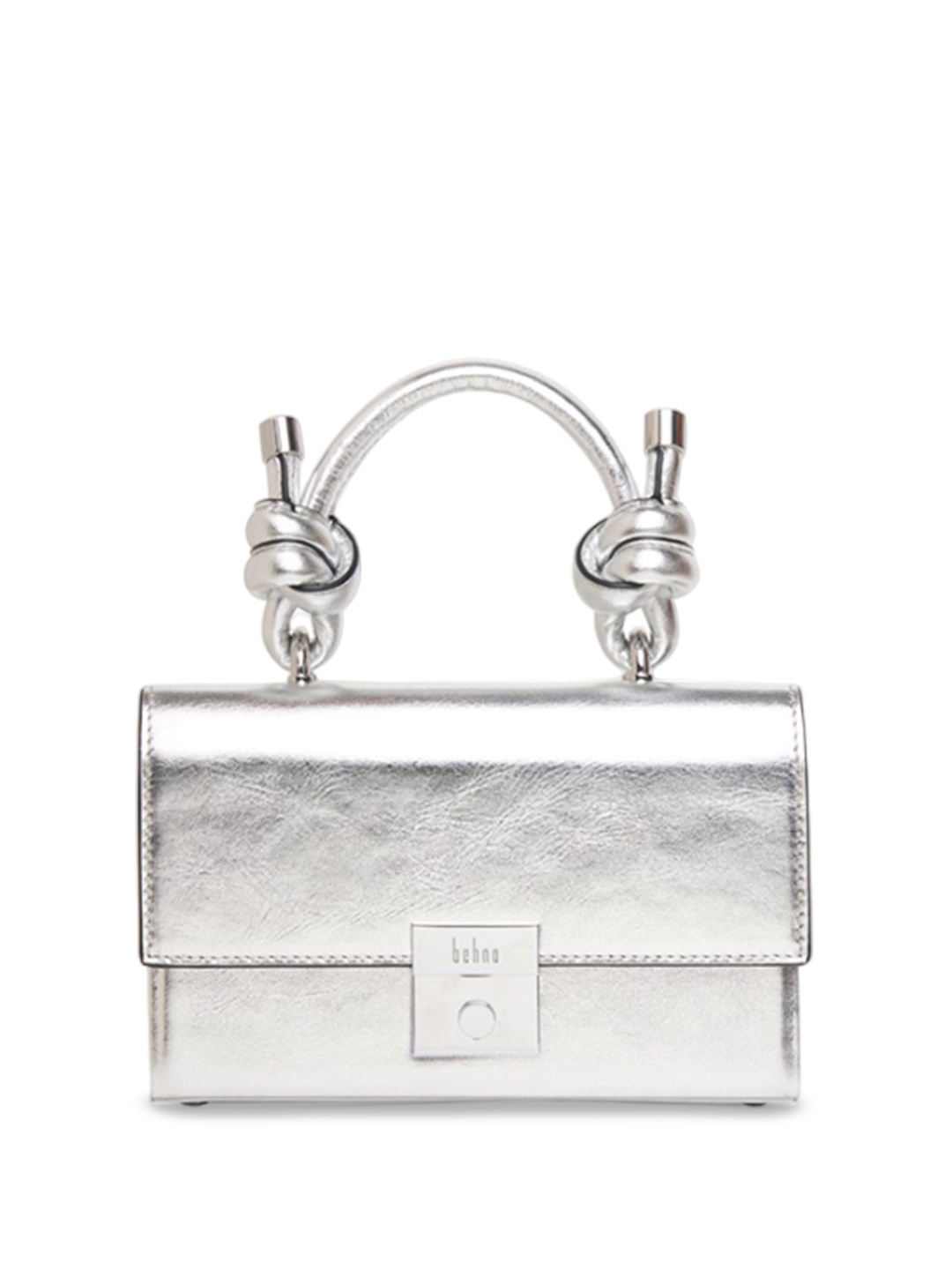 

Behno New York Mary Bag Mini Metallic Handbags, Silver