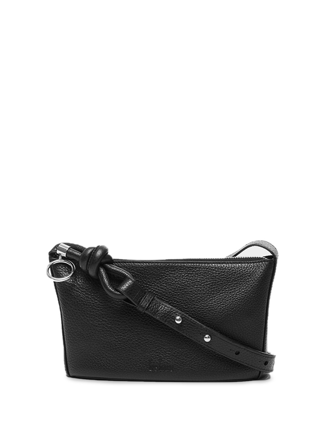 

behno New York Leather Crossbody Sling Bag, Black