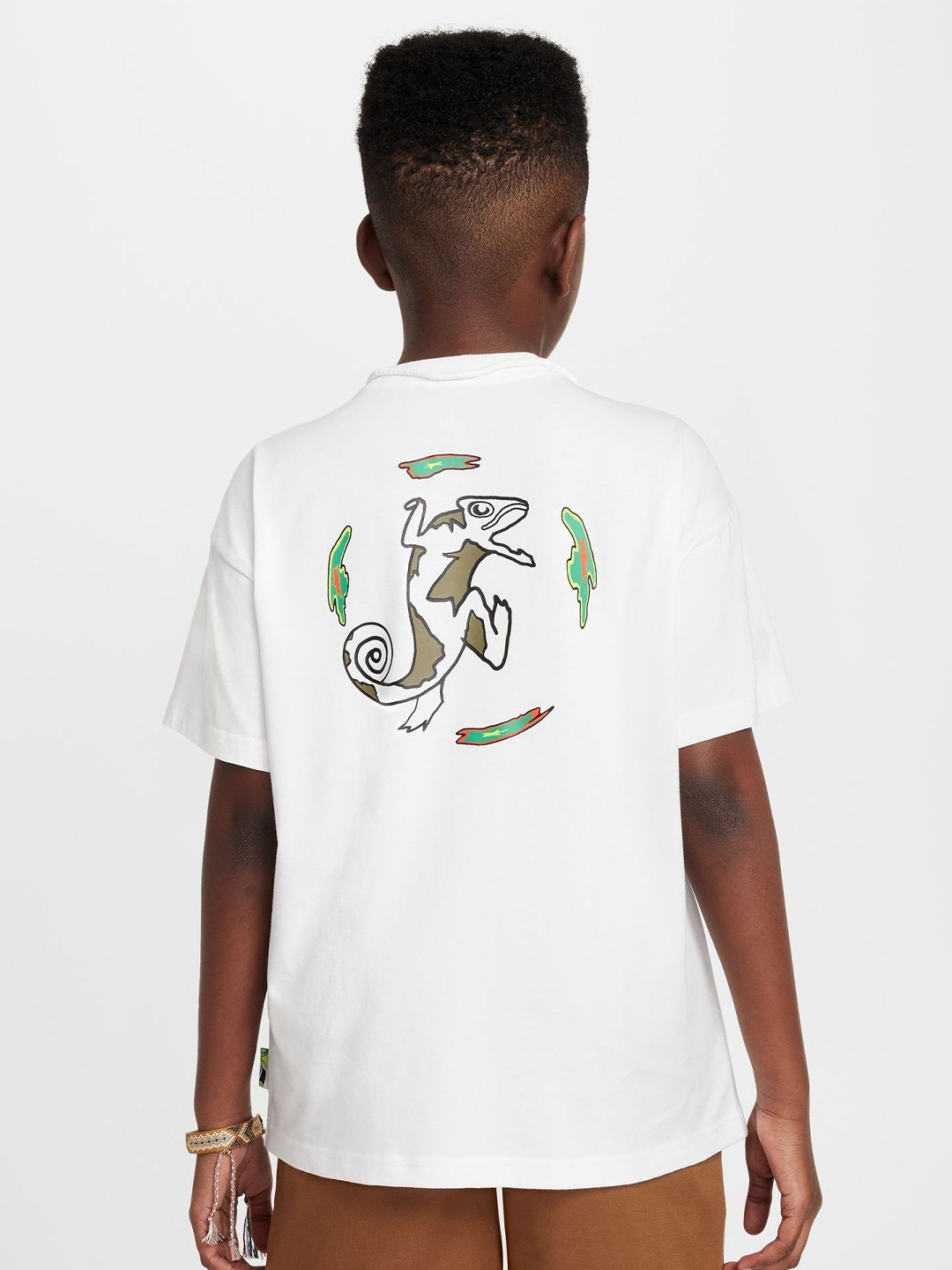 

Nike SB Older Kids Skate Graphic Printed T-Shirt, White