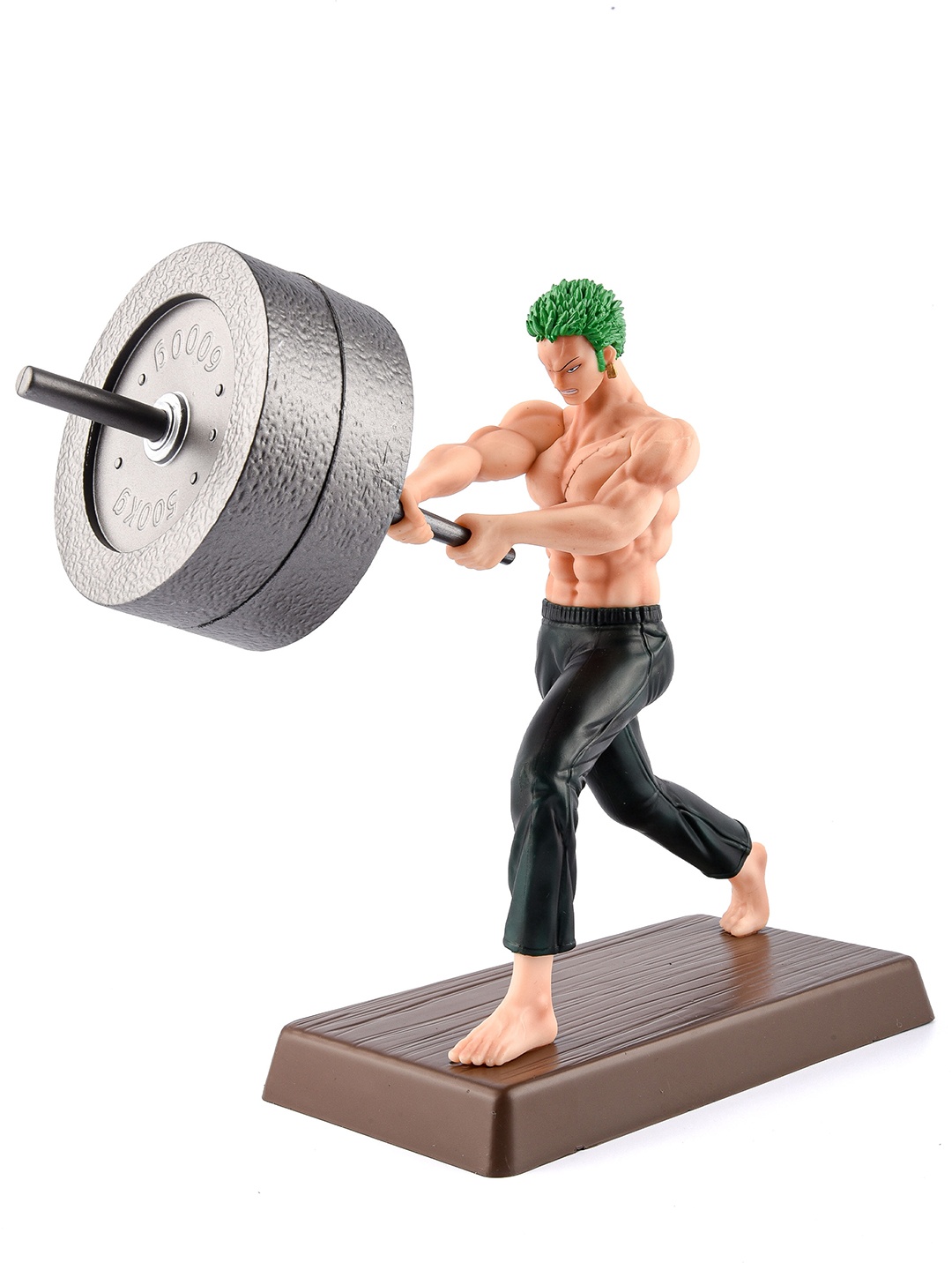 

COMICSENSE Cream-Colored & Black Anime Action Figure Workout