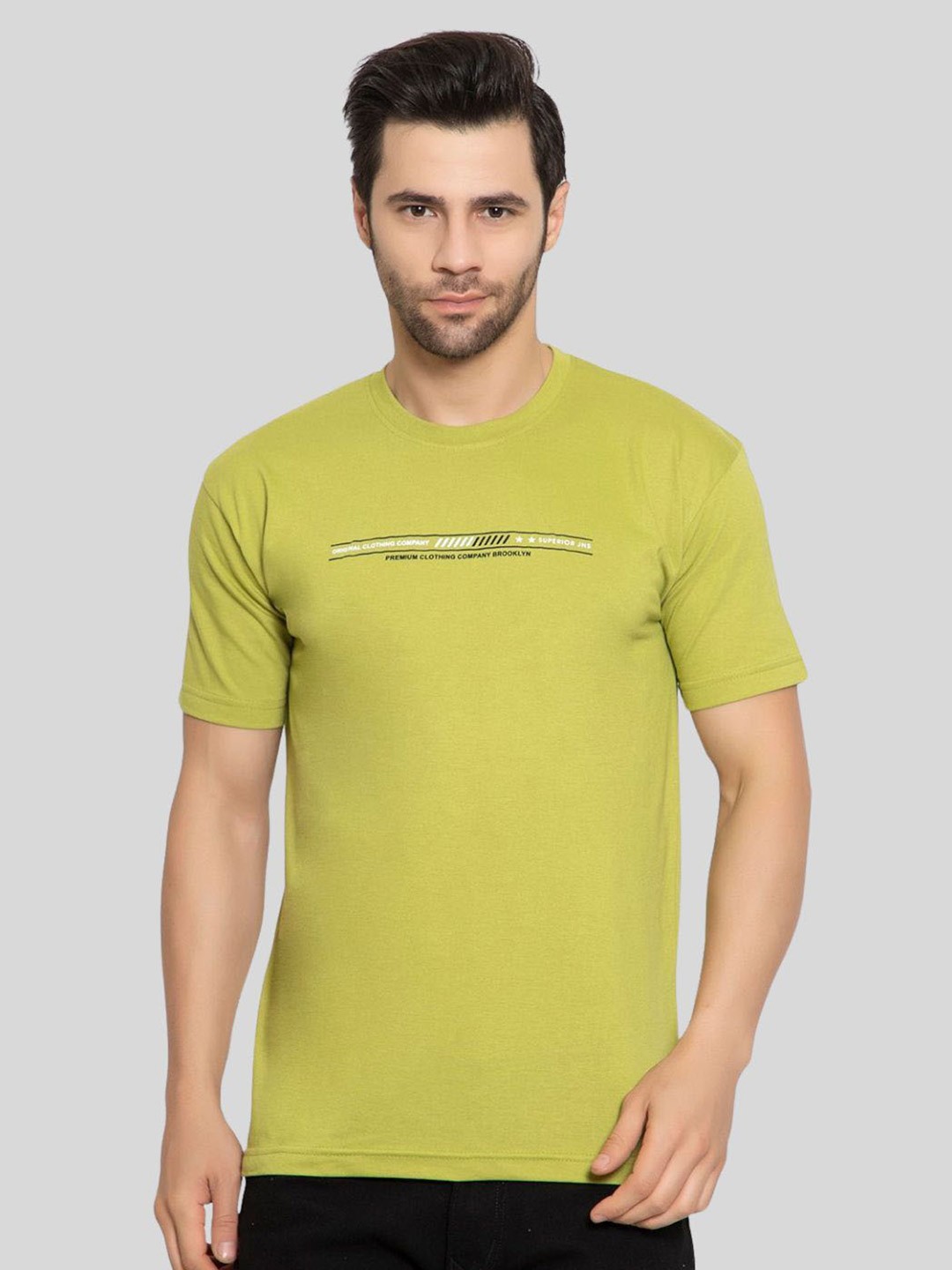 

ZEFFIT Men Typography T-shirt, Green