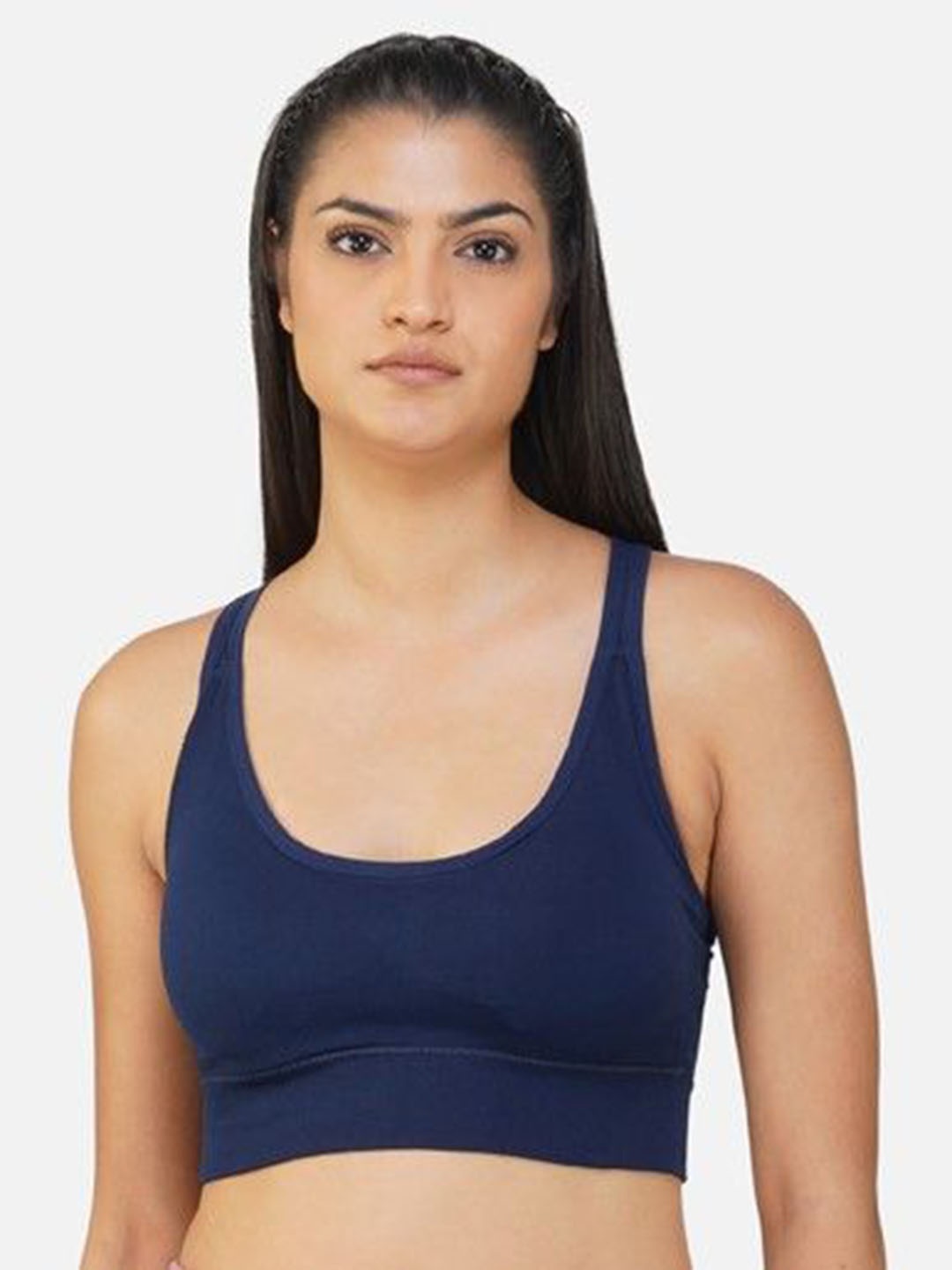 

Poftik Removable Padding 360 Degree Support Sport Bra 1PC_M_NAVY_183_SPORTS_BRA___B, Navy blue