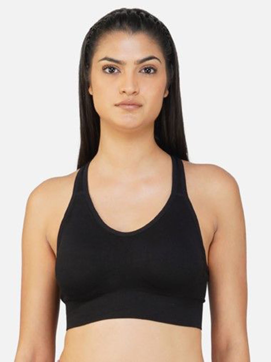 

Poftik Removable Padding 360 Degree Support Sport Bra, Black
