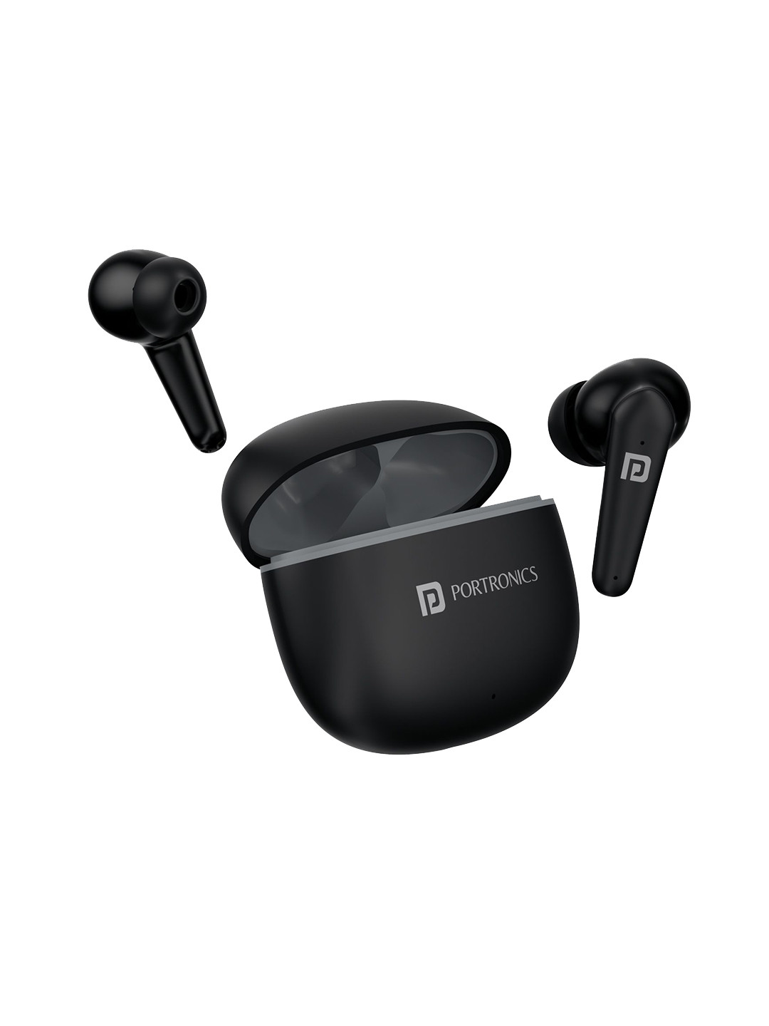 

Portronics Harmonics Twins S10 Bluetooth V5.3 Wireless Earbuds, Black
