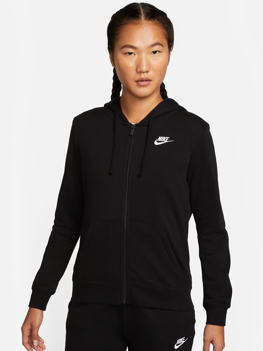 

Nike Sportswear Club Fleece Women's Full-Zip Hoodie, Black