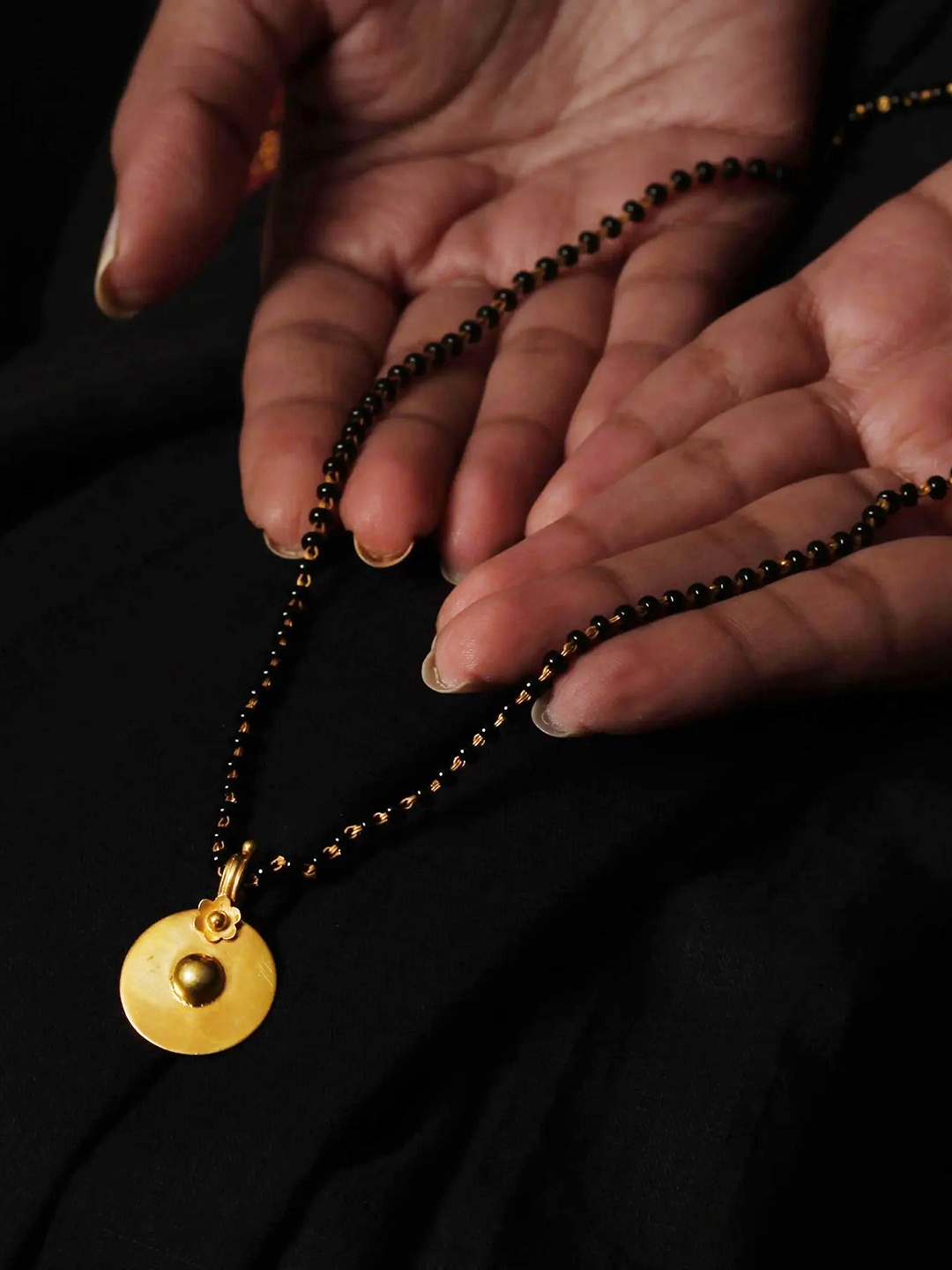 

Unniyarcha 92.5 Silver Gold-Plated Handcrafted Necklace