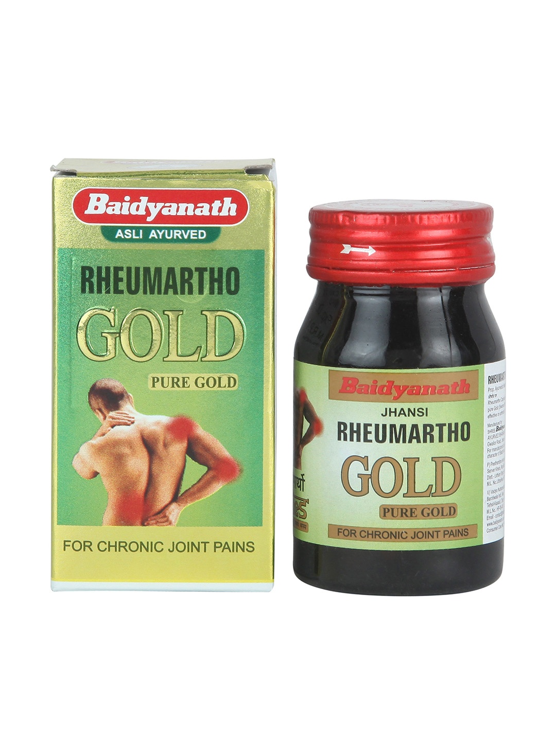

Baidyanath Rheumartho Gold Tablets For Chronic Joint Pains - 50 Tablets, Green