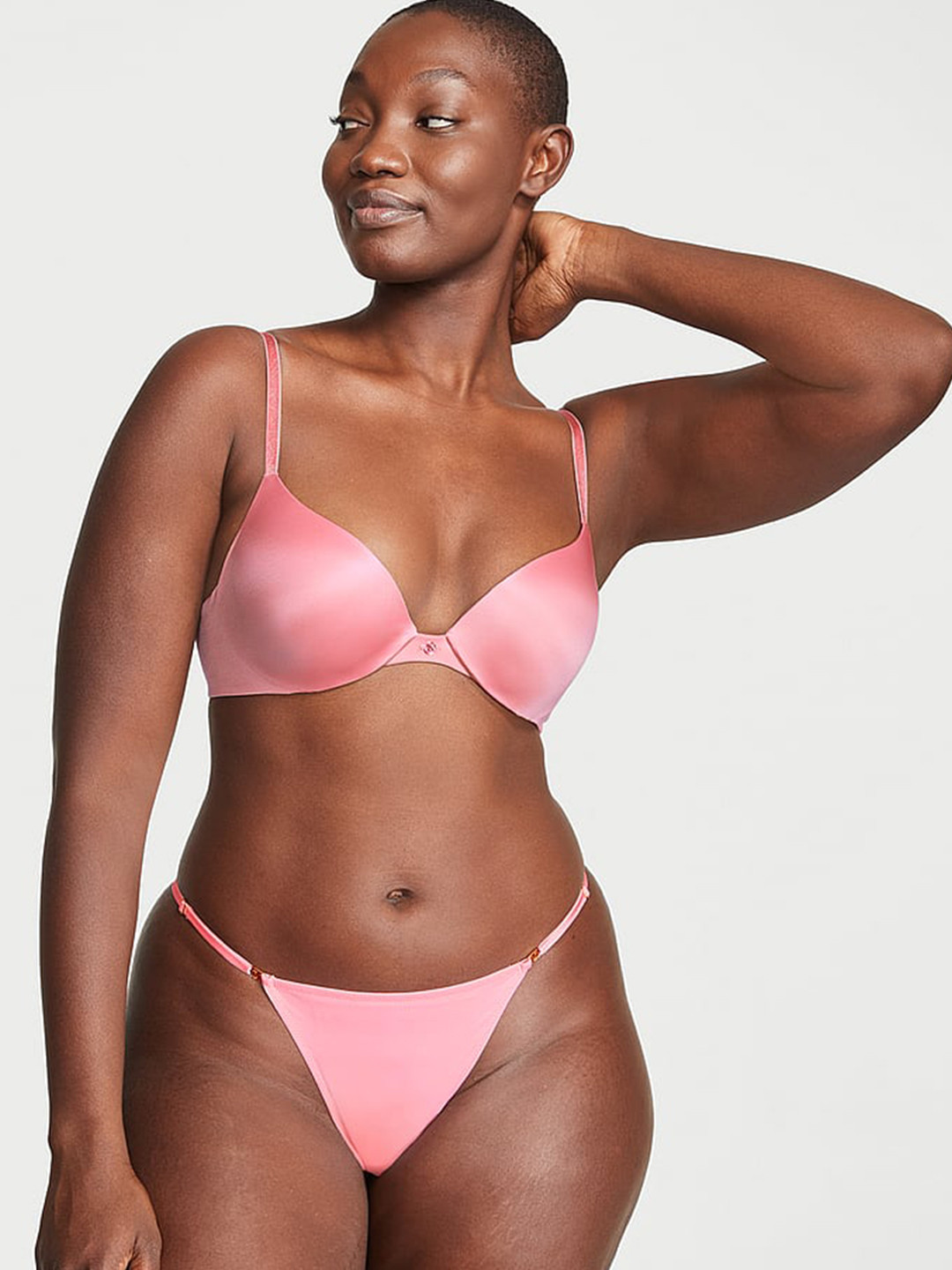 

Victoria's Secret Love Cloud String Thong Briefs 1120113988S0, Pink