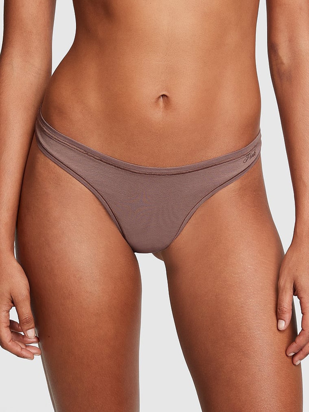 

Victoria's Secret Thong Briefs 1123294117N0, Brown