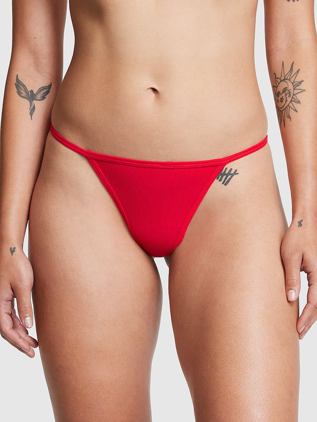 

Victoria's Secret PINK V-String Thong Briefs 111752024BBZ, Red