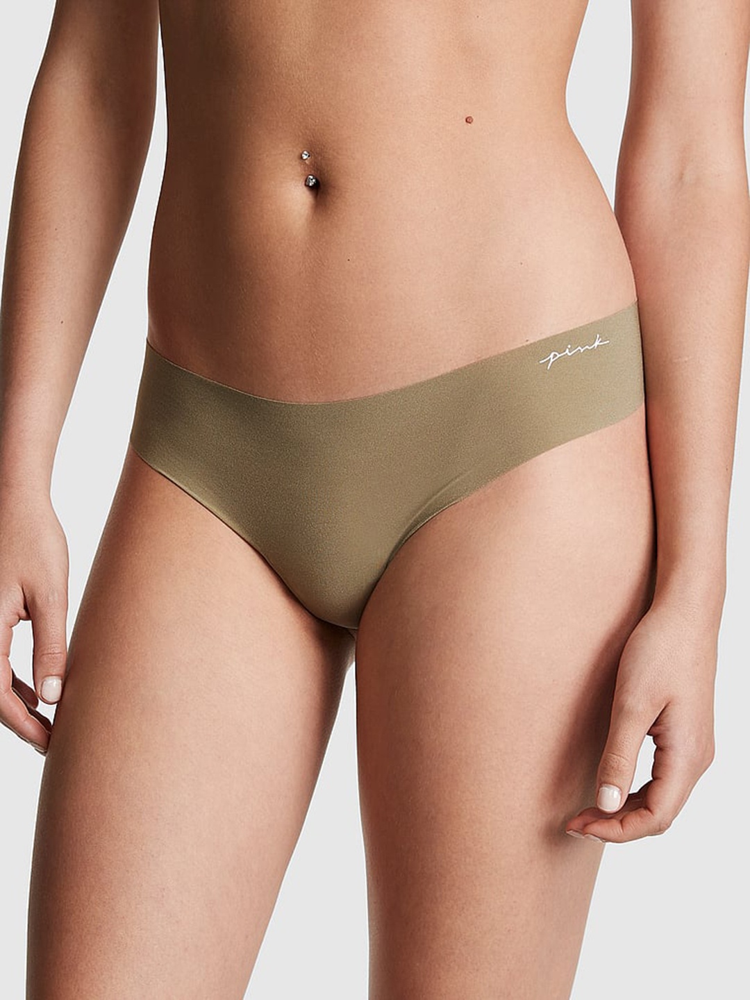 

Victoria's Secret No Show Thong Panty Briefs 111991805TW6, Green