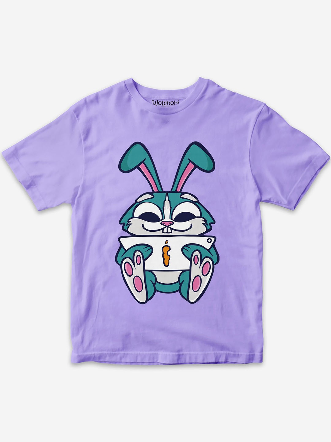 

Wobinobi Boys Animals Print Bio Finish Pure Cotton T-shirt, Lavender