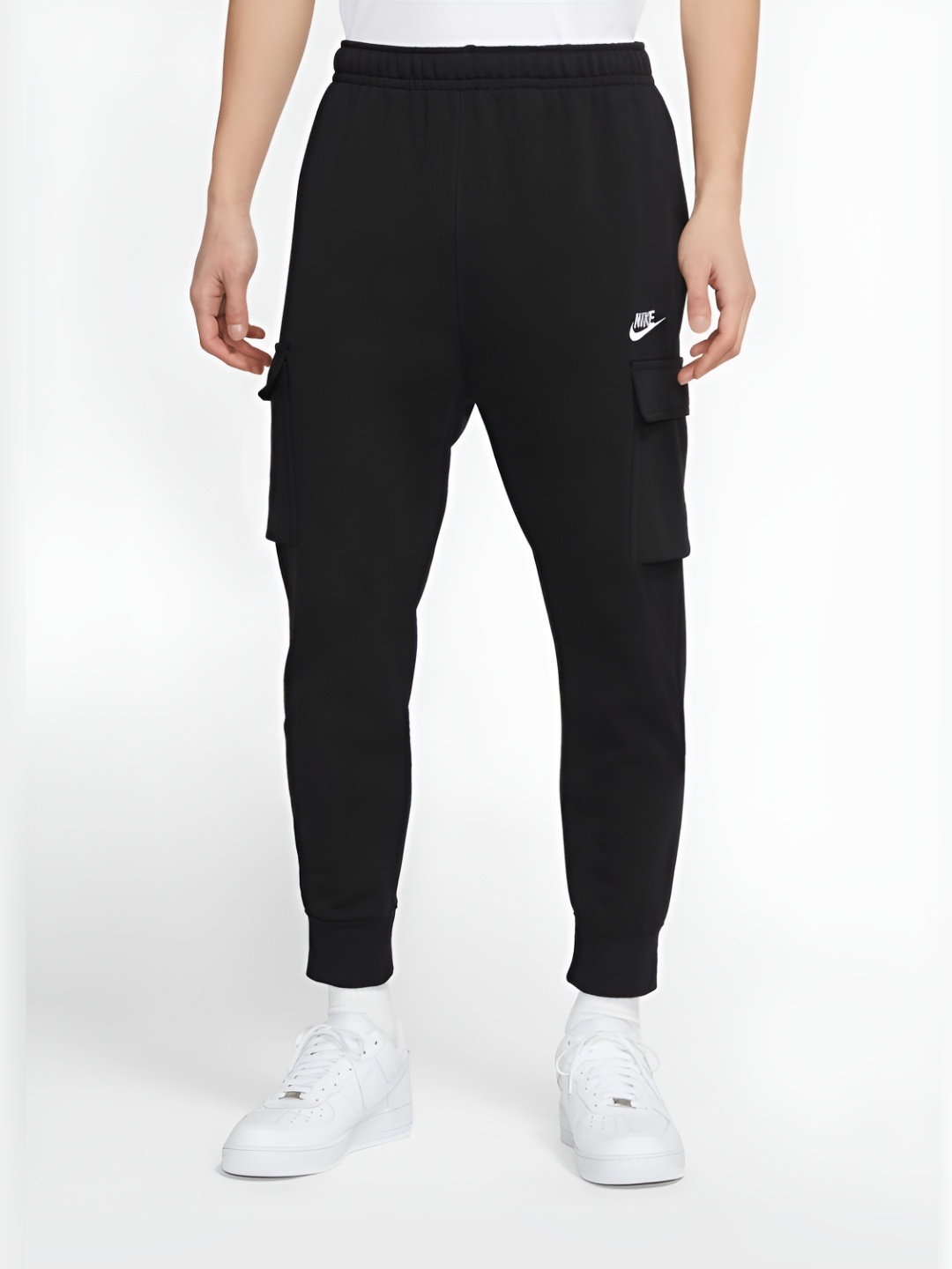 

Nike Sportswear Club French Terry Men's Cargo Trousers, Black