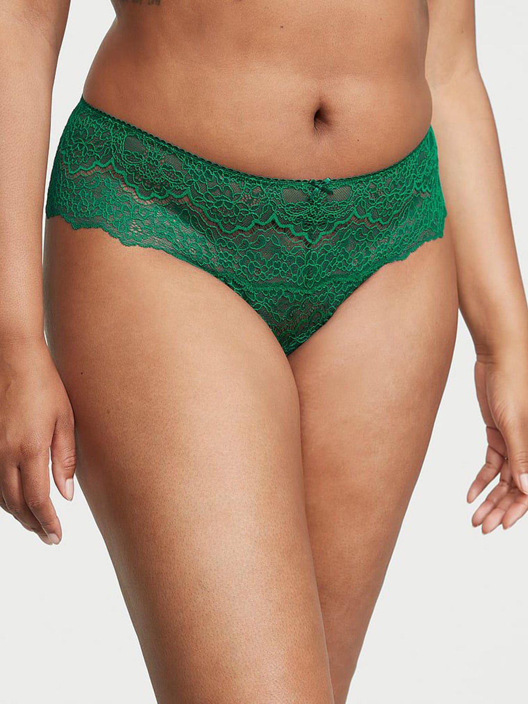 

Victoria's Secret Dream Angels Lace Hipster Thong Briefs- 1121940246K8, Green