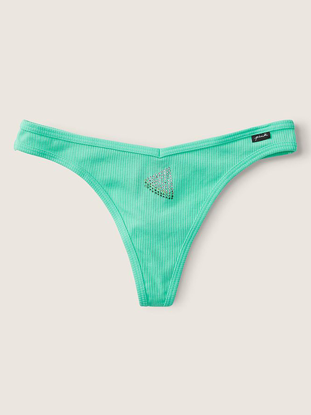 

Victoria's Secret Ribbed Thongs Briefs 111530375NU2, Pink