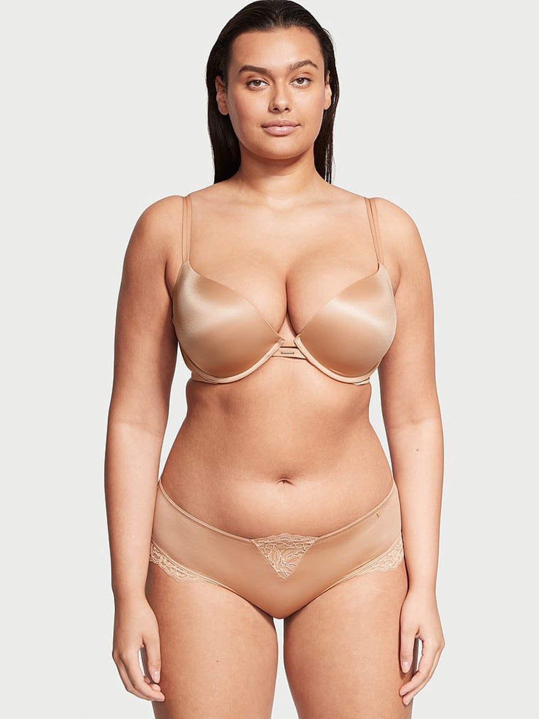 

Victoria's Secret Laced Basic Briefs 1117730165H8, Beige