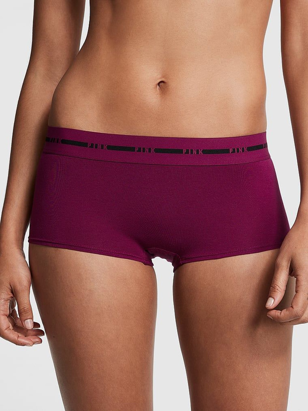 

Victoria's Secret Cotton Boy Short Briefs 112269085VDQ, Pink