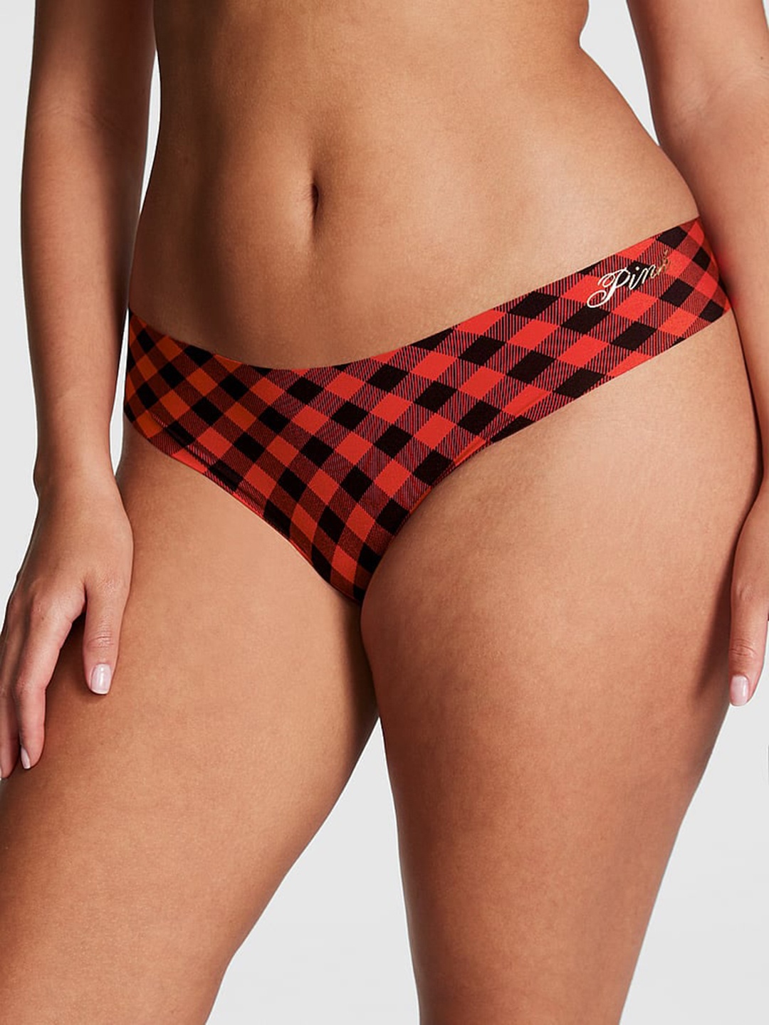 

Victoria's Secret No-Show Thong Panty 1119918067DK, Red