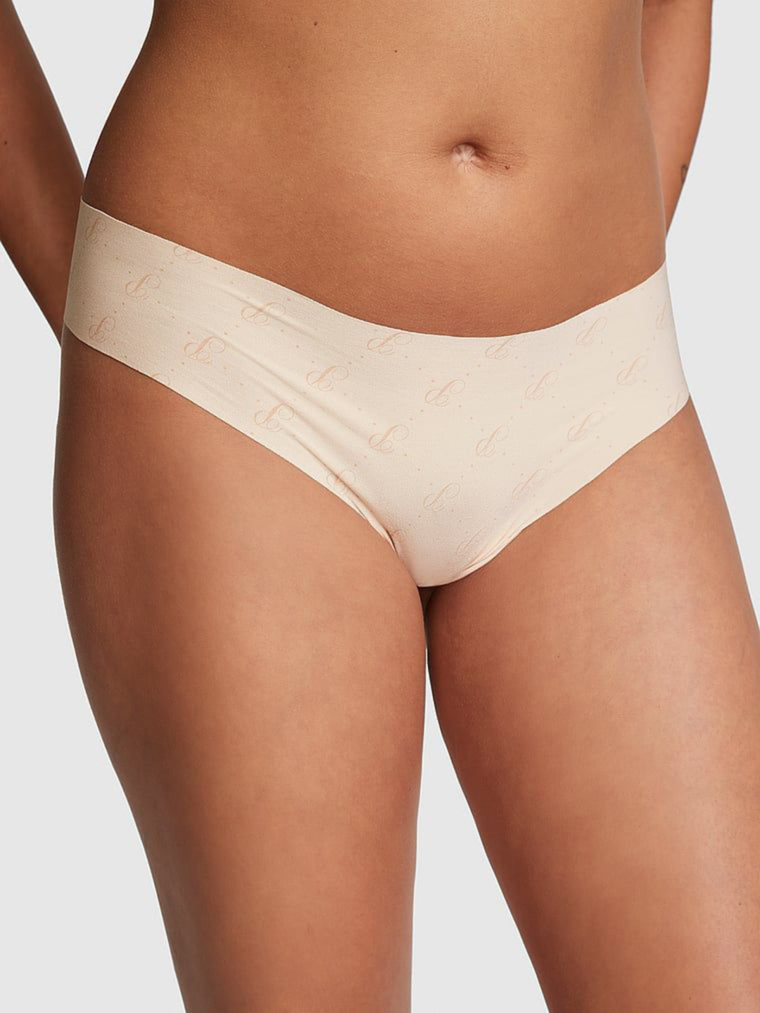 

Victoria's Secret Low-Rise Thong Briefs 1119918067KS, Beige