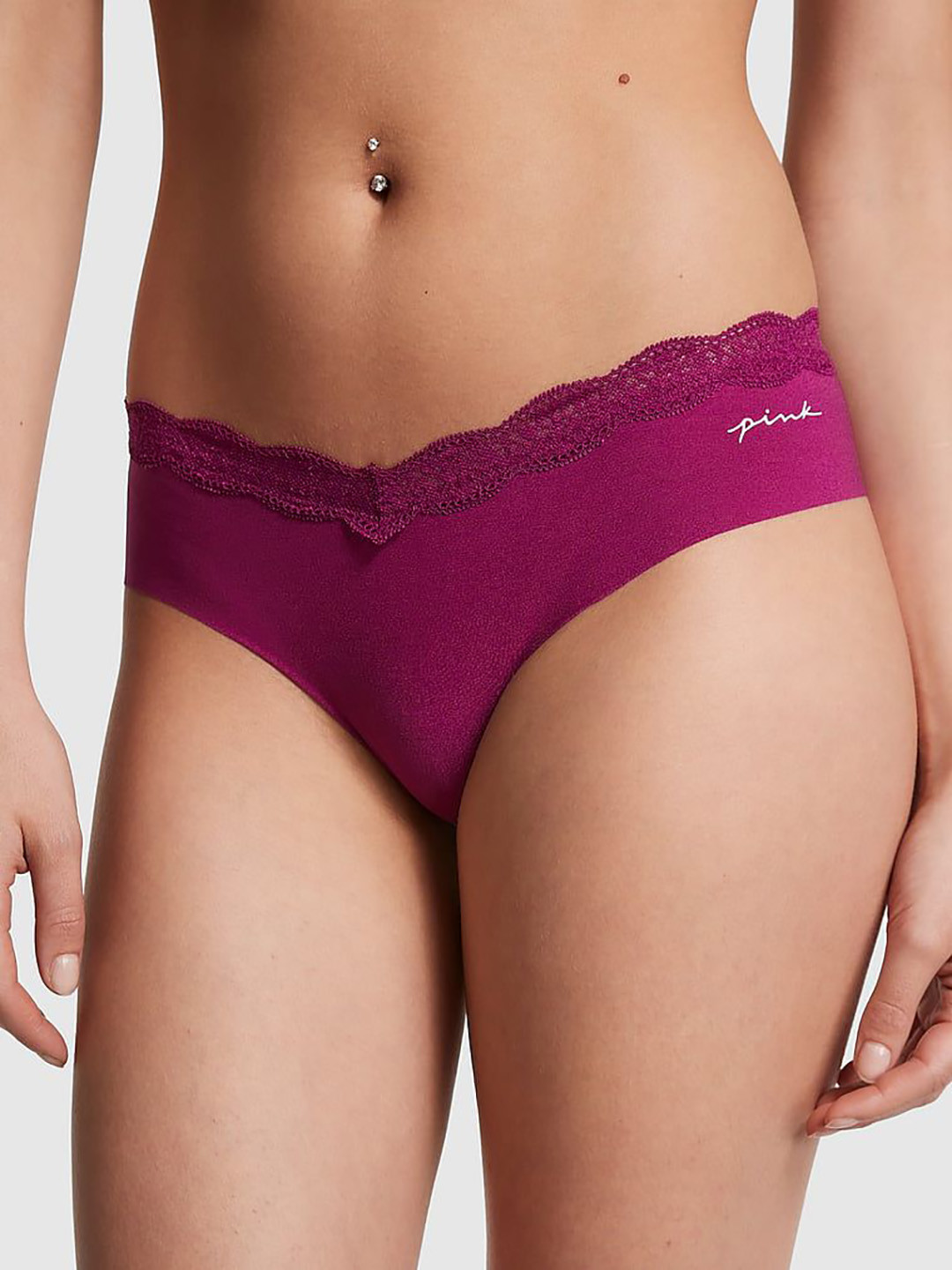 

Victoria's Secret PINK No-Show Cheekster Briefs- 112145195TY4