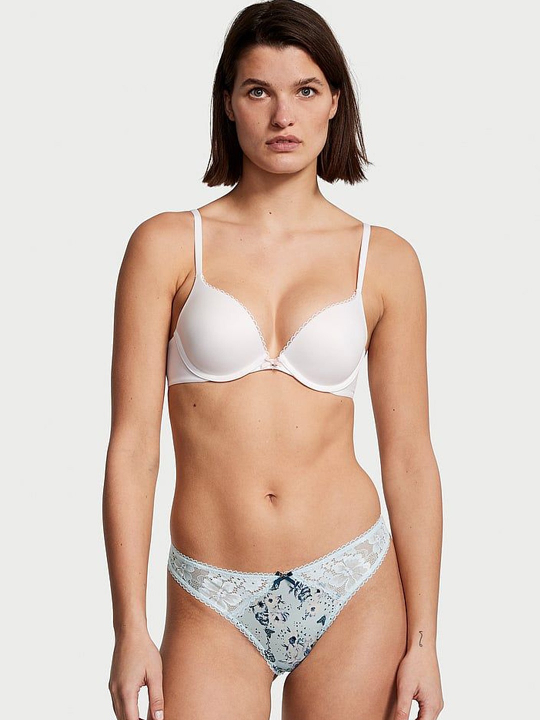 

Victoria's Secret Printed Thong Briefs 112059765S4C, Blue