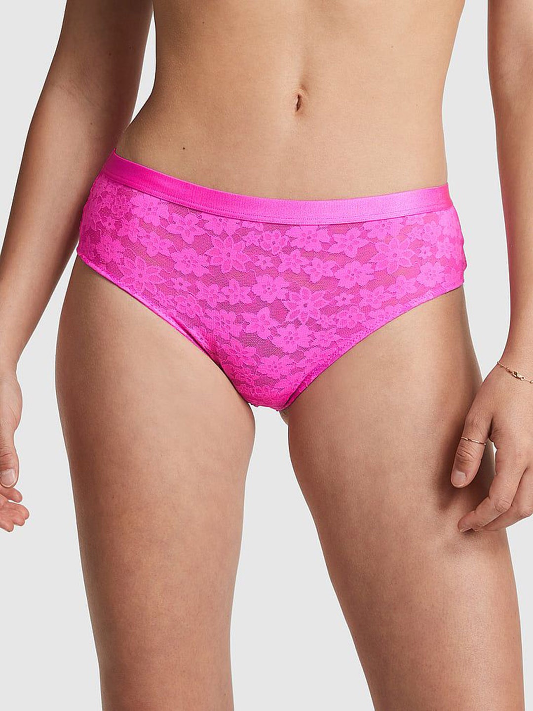 

Victoria's Secret Pink Wear Everywhere Lace Cheekster Panty 1123010115T0
