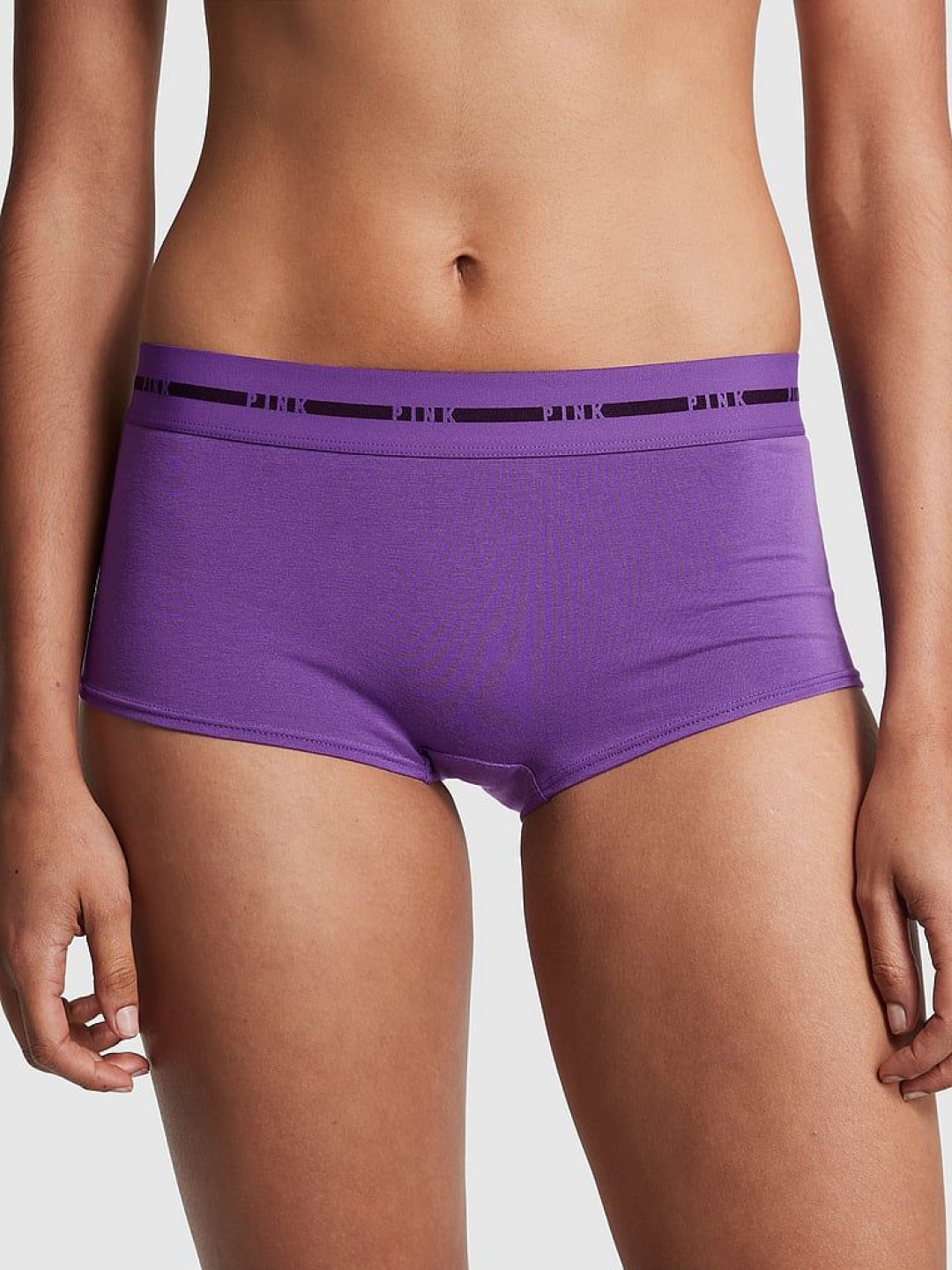 

Victoria's Secret Mid-Rise Boyshort Briefs 112269085XQS, Purple