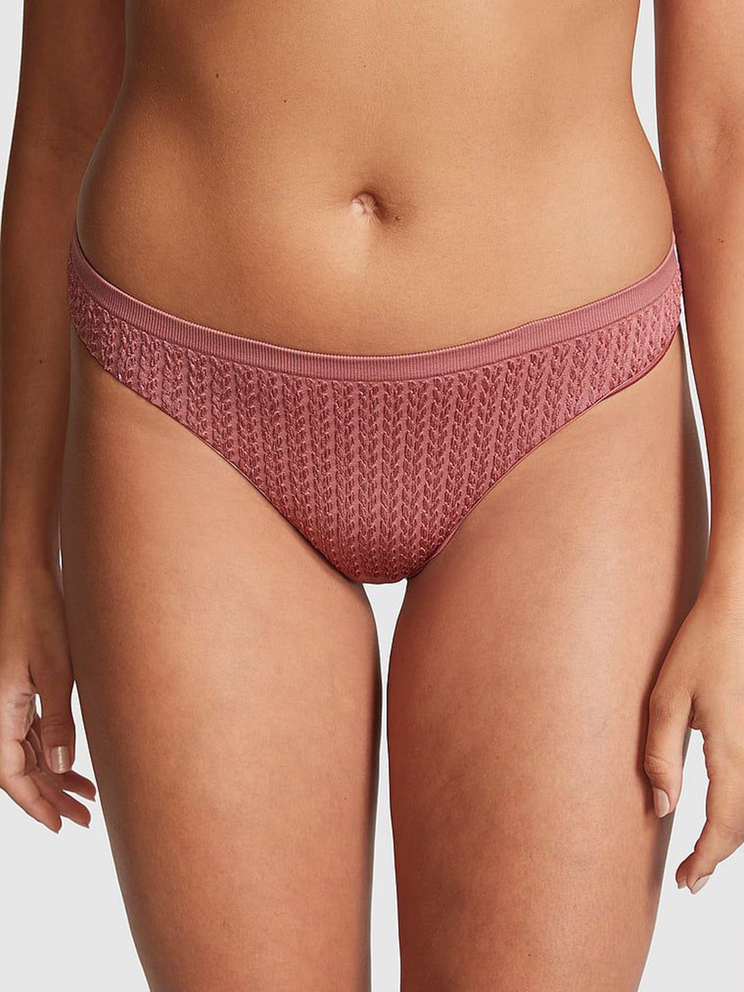 

Victoria's Secret Low-Rise Thong Briefs 1123590916P6, Pink