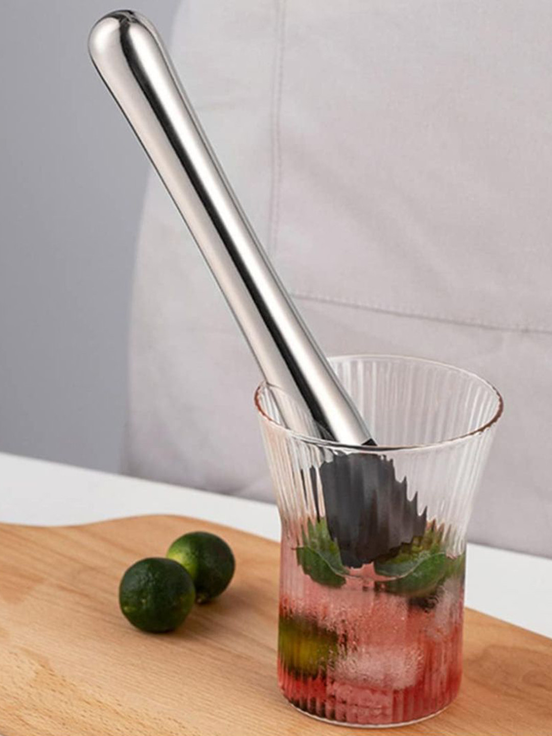 

P-Plus International Black 2 Pieces Stainless Steel Muddler