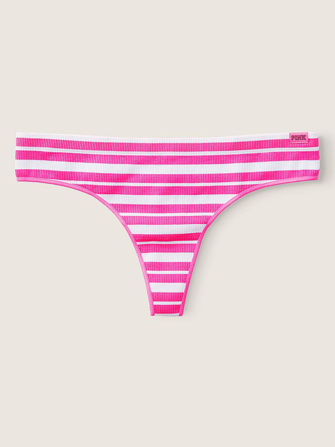 

Victoria's Secret Cotton Seamless Thong Briefs - 112183455Y0W, Pink