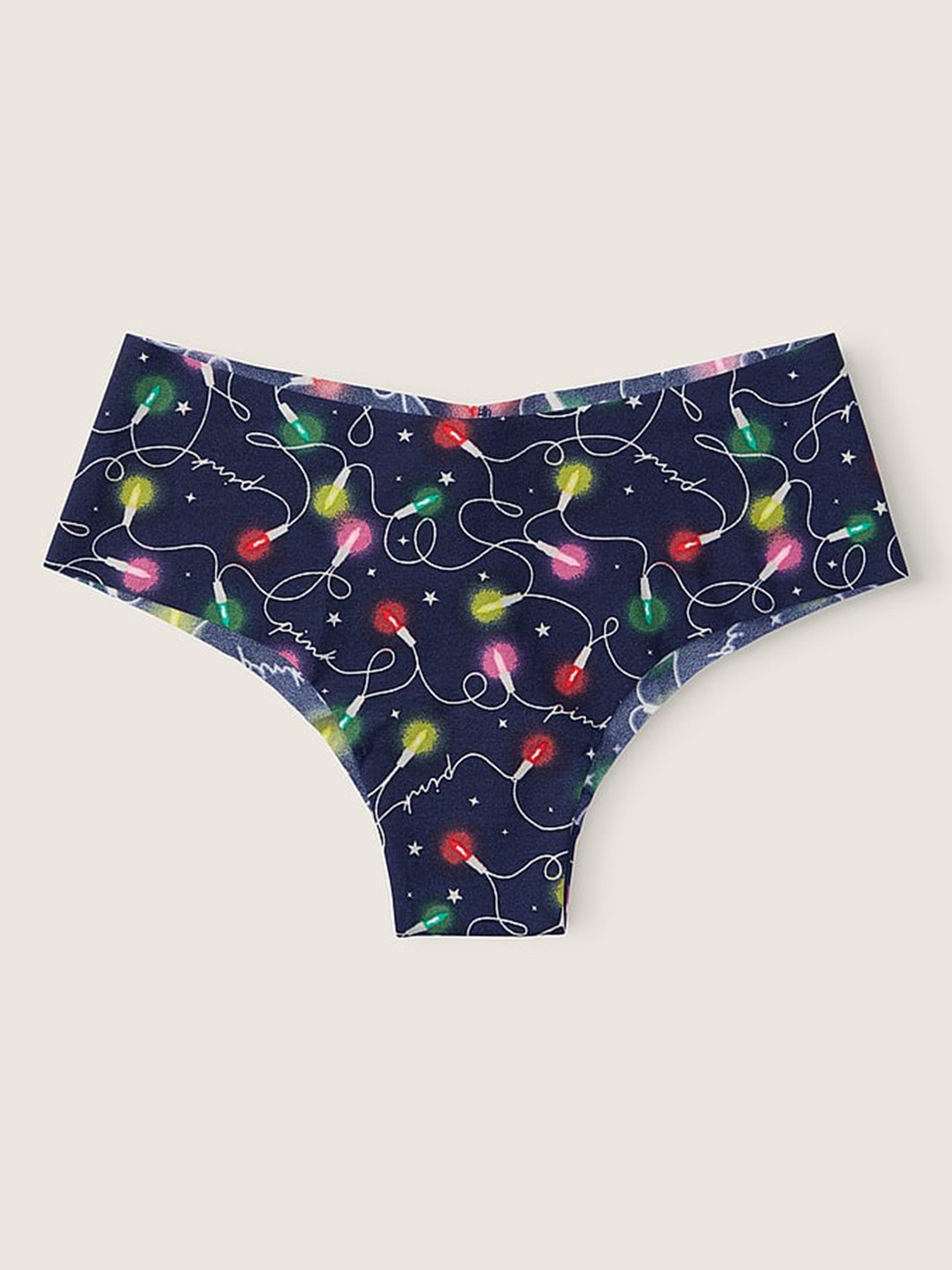 

Victoria's Secret PINK Printed Basic Briefs 111991775RSG, Navy blue