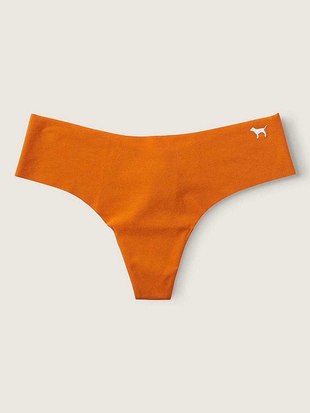 

Victoria's Secret Cotton No-Show Thong Briefs -111991805IUI, Orange