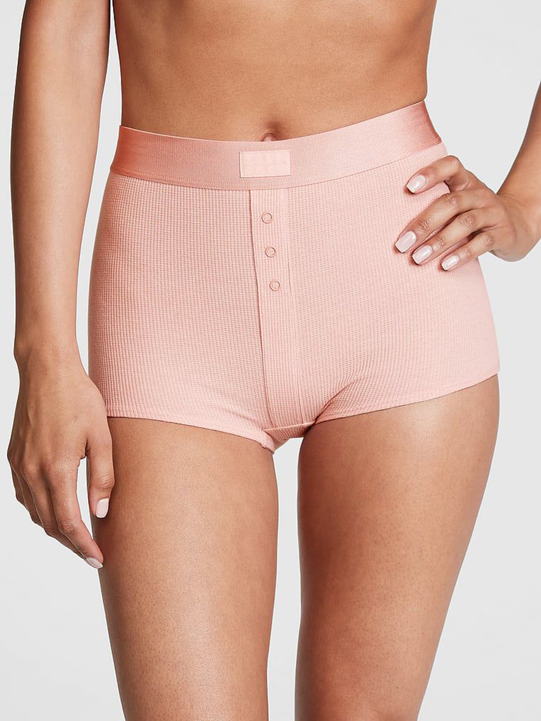 

Victoria's Secret High Rise Bo Shorts Briefs 112412015KJU, Pink