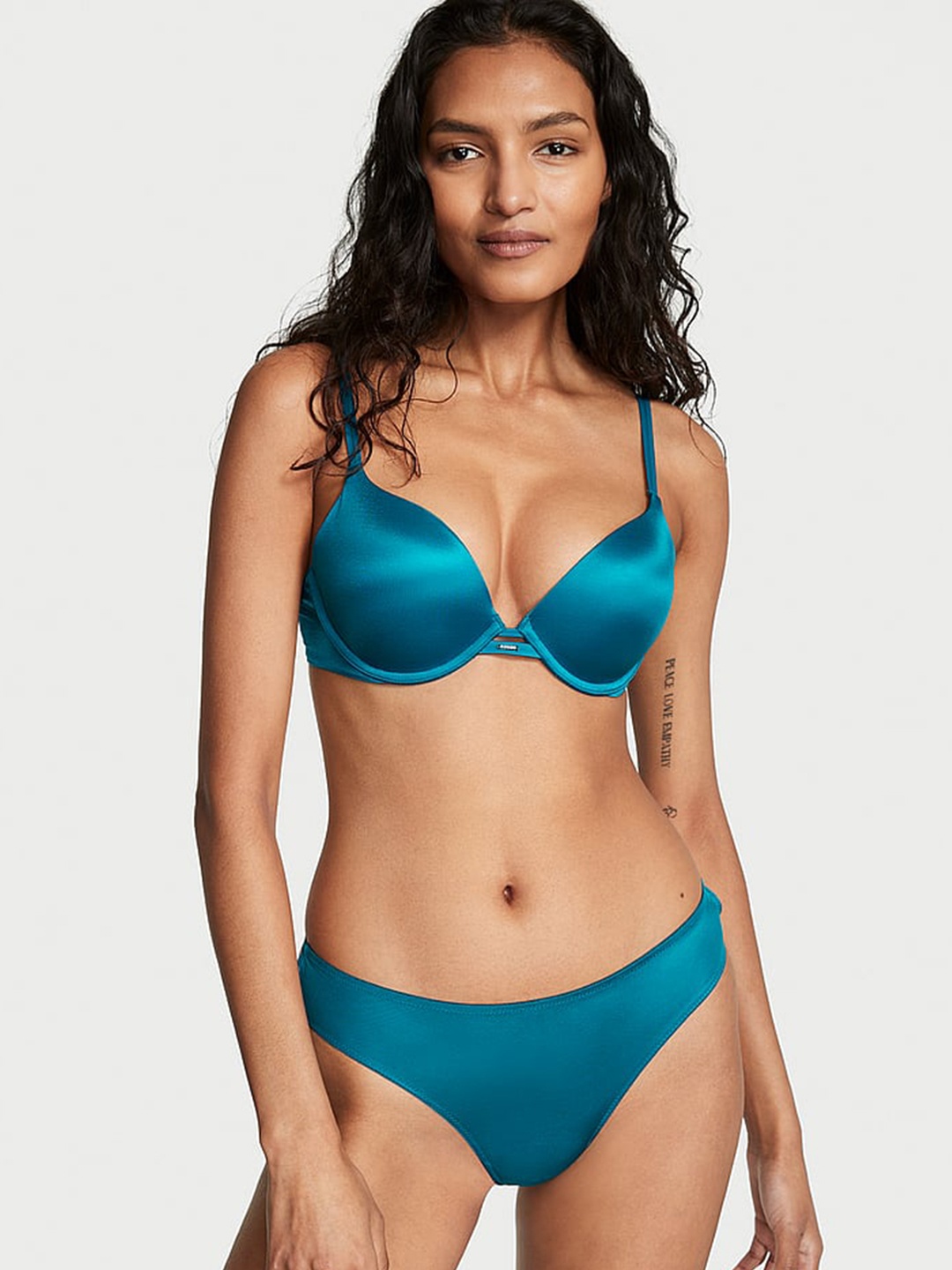 

Victoria's Secret Very Sexy So Obsessed Strappy Thong Panty 112217852TQG, Blue
