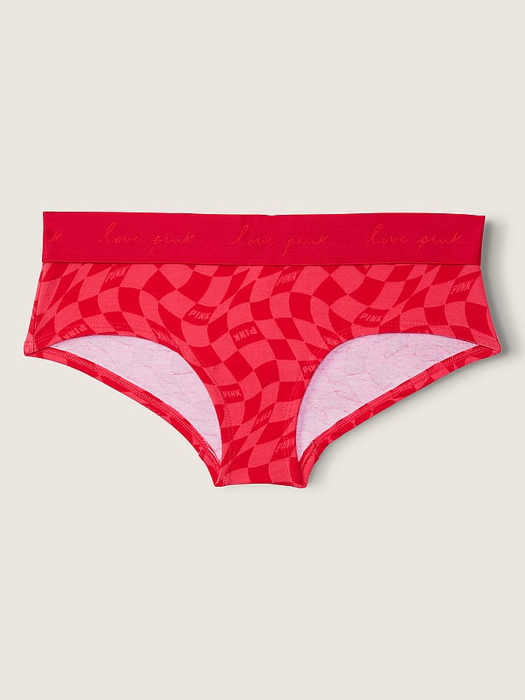 

Victoria's Secret Cotton Logo Hipster Briefs- 111855115XYA, Red