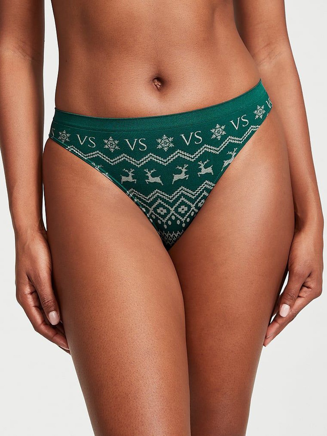 

Victoria's Secret Printed Bikini Briefs 112306125ZLK, Green