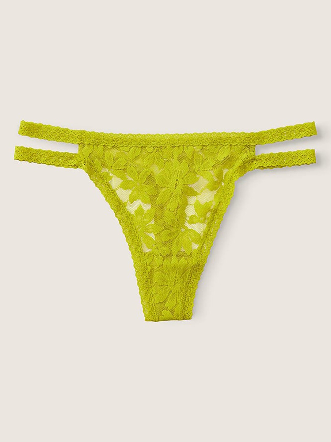 

Victoria's Secret Laced Thongs Briefs 1119671811K6, Green